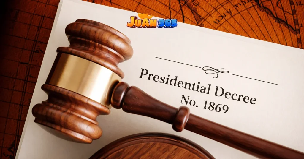 PAGCOR Legal Authority Presidential Decree 1869